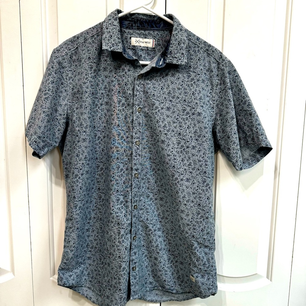 Depart West Men’s Button Up Shirt| Size Large